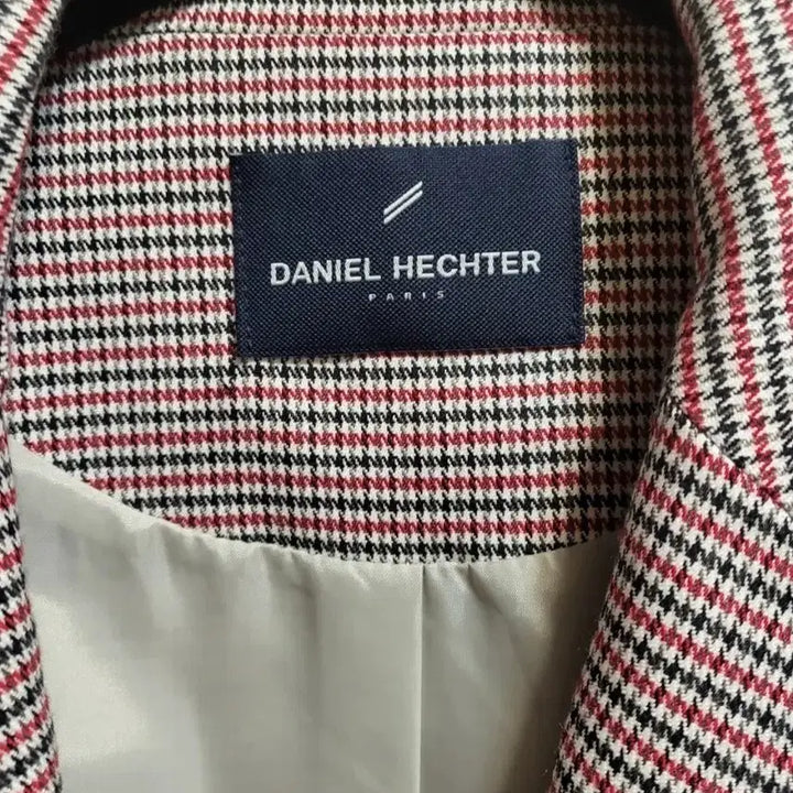 [BUNJANG] Daniel Este Houndstooth Check Belted Coat / 다니엘 에스떼 하운드투스 체크 벨트 코트