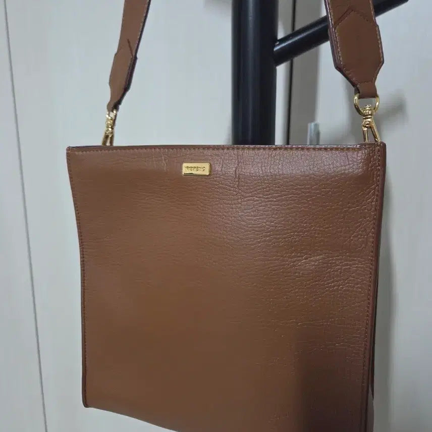 [BUNJANG] FIVRENO Brown Leather Shoulder Bag / 피브레노 브라운 숄더백