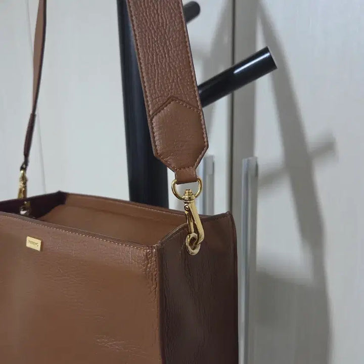 [BUNJANG] FIVRENO Brown Leather Shoulder Bag / 피브레노 브라운 숄더백