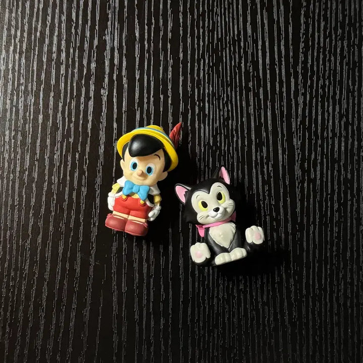 [BUNJANG] Disney Pinocchio &amp; Figaro Finger Figurines Bundle Set / [일괄] 디즈니 피노키오+피가로 손가락 피규어 가챠