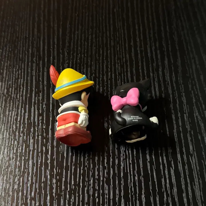 [BUNJANG] Disney Pinocchio &amp; Figaro Finger Figurines Bundle Set / [일괄] 디즈니 피노키오+피가로 손가락 피규어 가챠