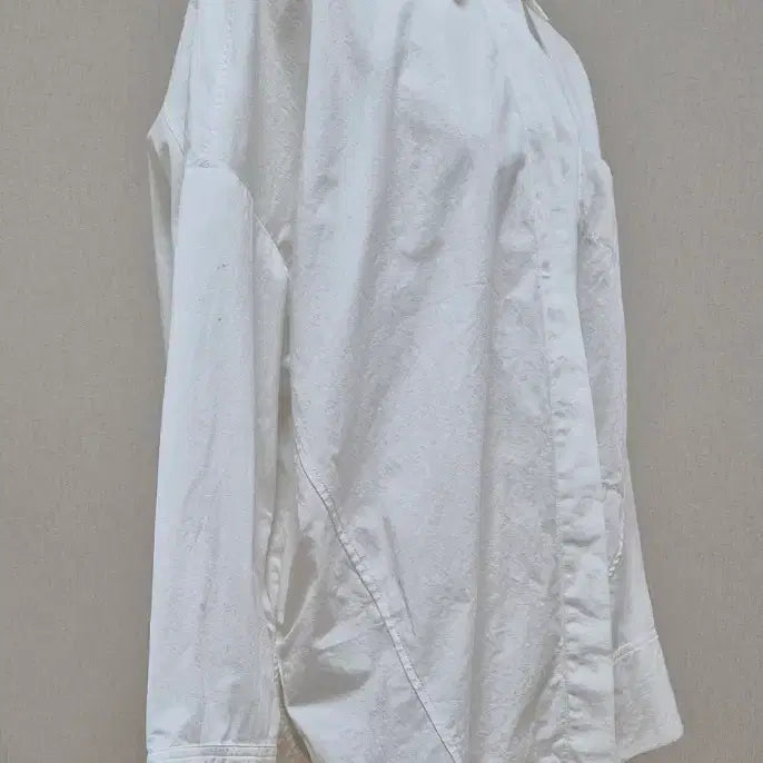 [BUNJANG] DE MOO White Loose Fit Shirt / DE MOO (데무) 화이트 셔츠 / 가오리핏 루즈핏