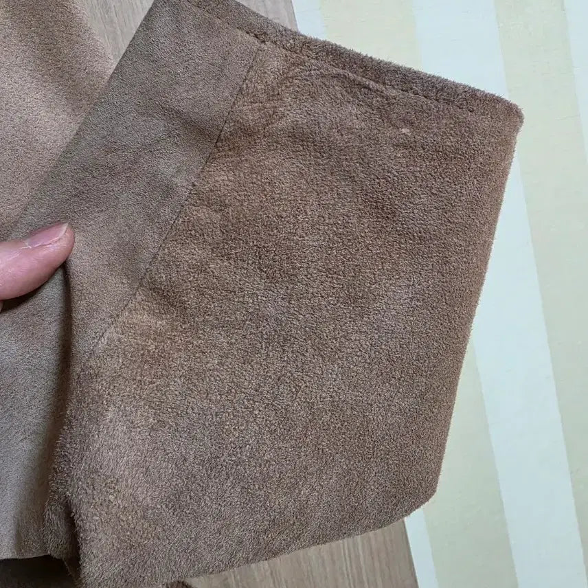 [BUNJANG] London Plat Real Suede Leather Jacket / 런던플랏 리얼스웨이드 가죽자켓