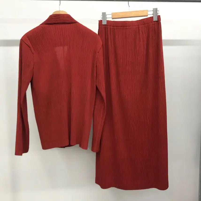 [BUNJANG] Issey Miyake Fete Pleats Jacket Skirt Set / 이세이미야케 FETE 플리츠 자켓 스커트 셋업 2 플리츠플리즈