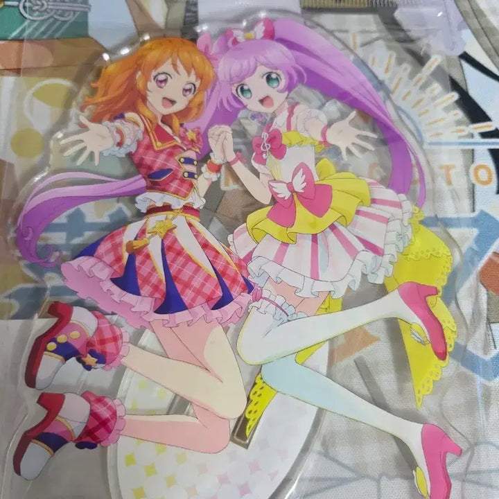 [BUNJANG] Aikatsu x Pripara Akari &amp; Laala Acrylic Stand / 아이카츠 x 프리파라 아카리 &amp; 라라 팝업한정 아크릴 스탠드