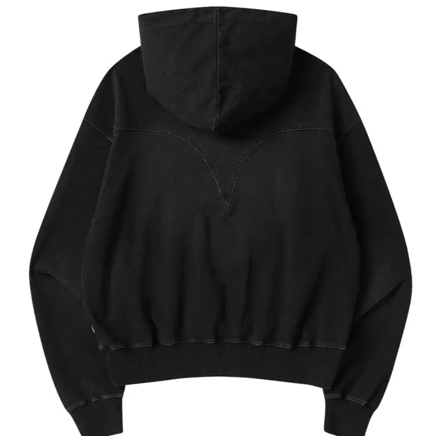 [BUNJANG] Freenda Indigo Washed Hoodie Black Hoodie / 프렌다 Indigo washed hoodie black 워싱 후드티 s