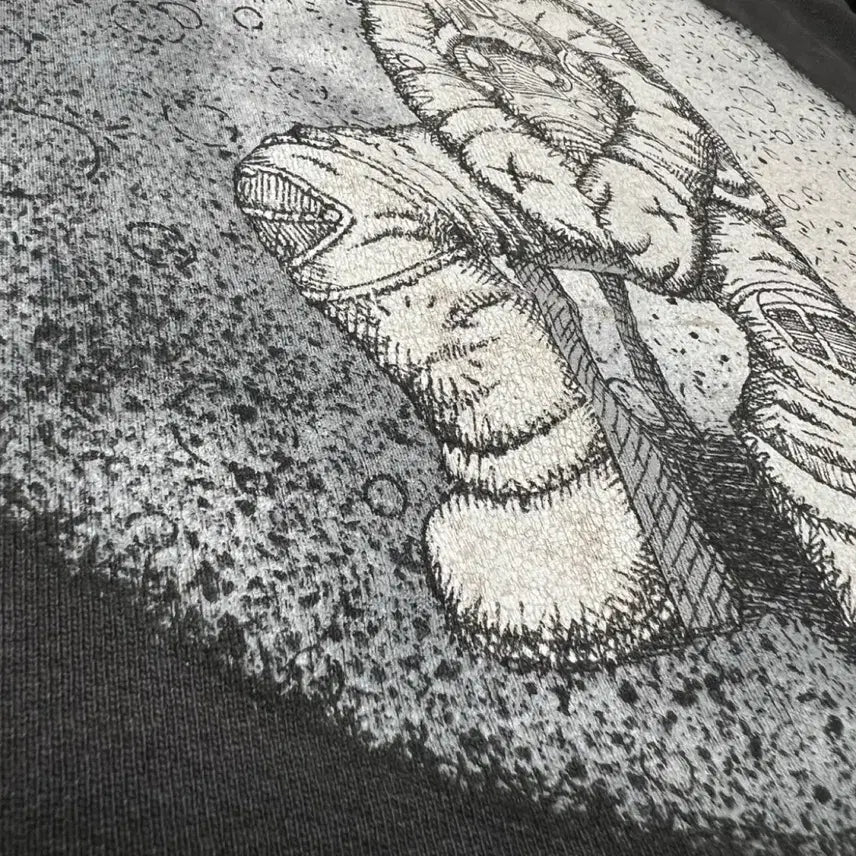 [BUNJANG] KAWS Kid Cudi Collaboration Sweatshirt / KAWS 키드 커디 카우스콜라보 맨투맨