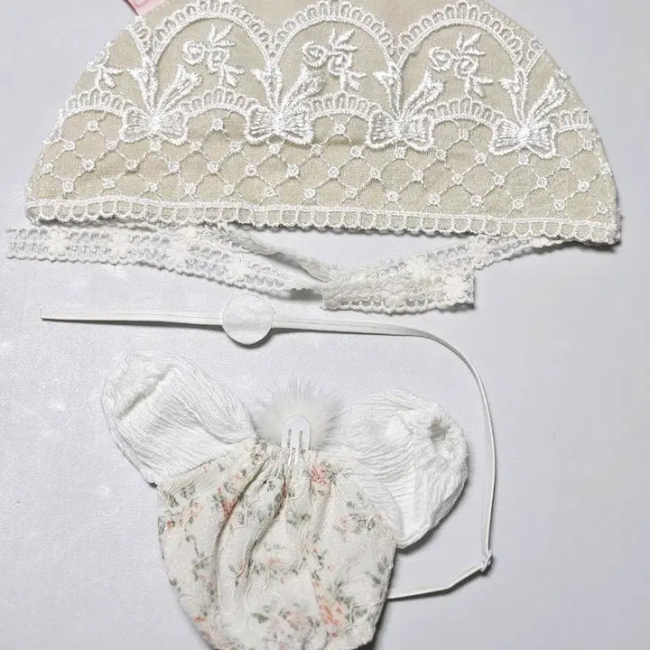 [BUNJANG] 20cm Doll Clothes Bonnet Set / 20cm 솜인형옷 보넷세트