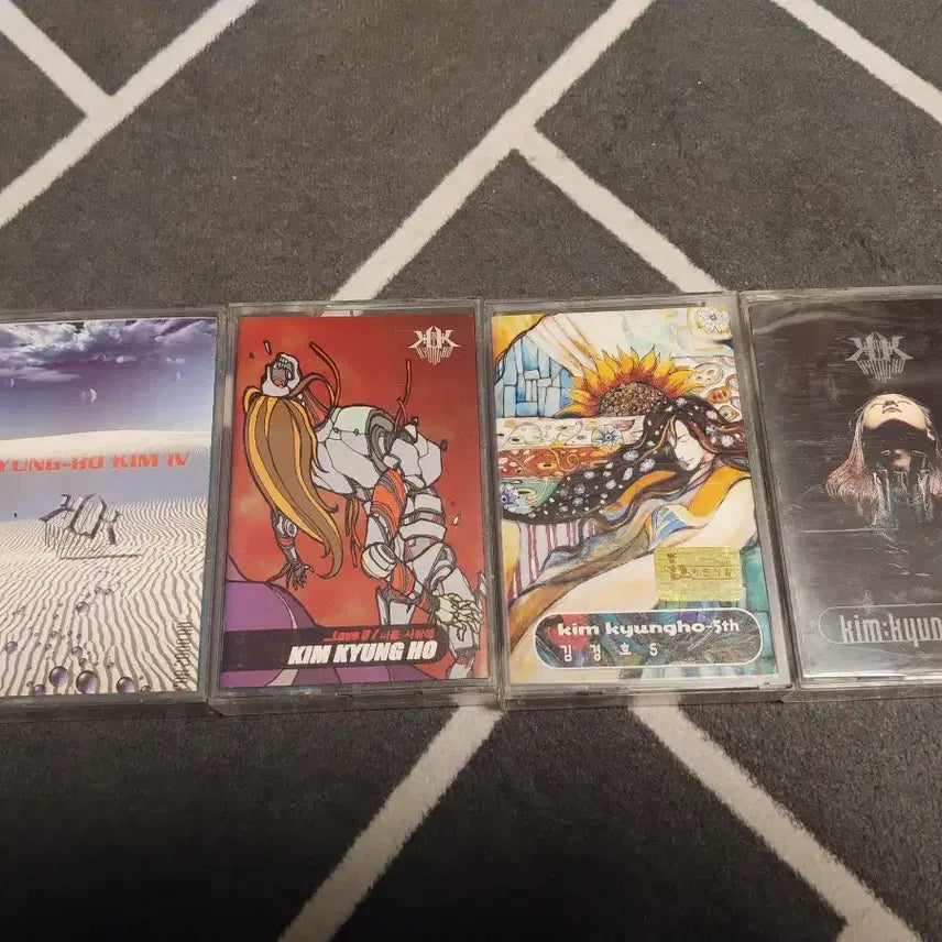 [BUNJANG] Kim Kyung Ho Cassette Tape Bundle Set / 김경호 카세트 테이프 4개