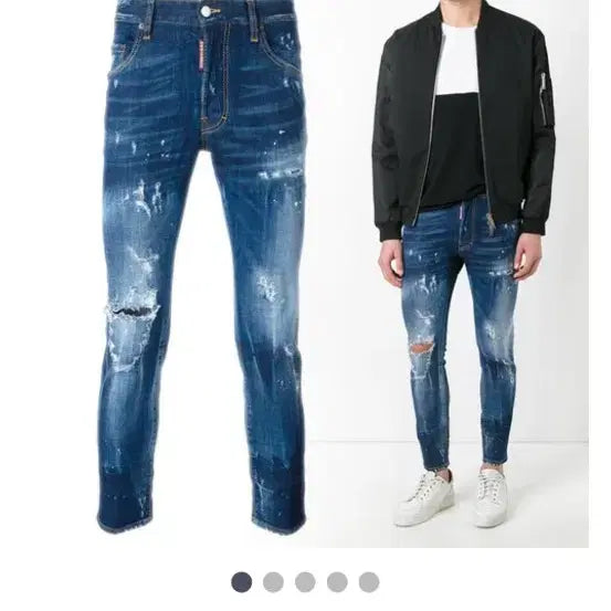 [BUNJANG] Dsquared2 Biker Jeans 48 / 정품 디스퀘어드2 바이커진 48