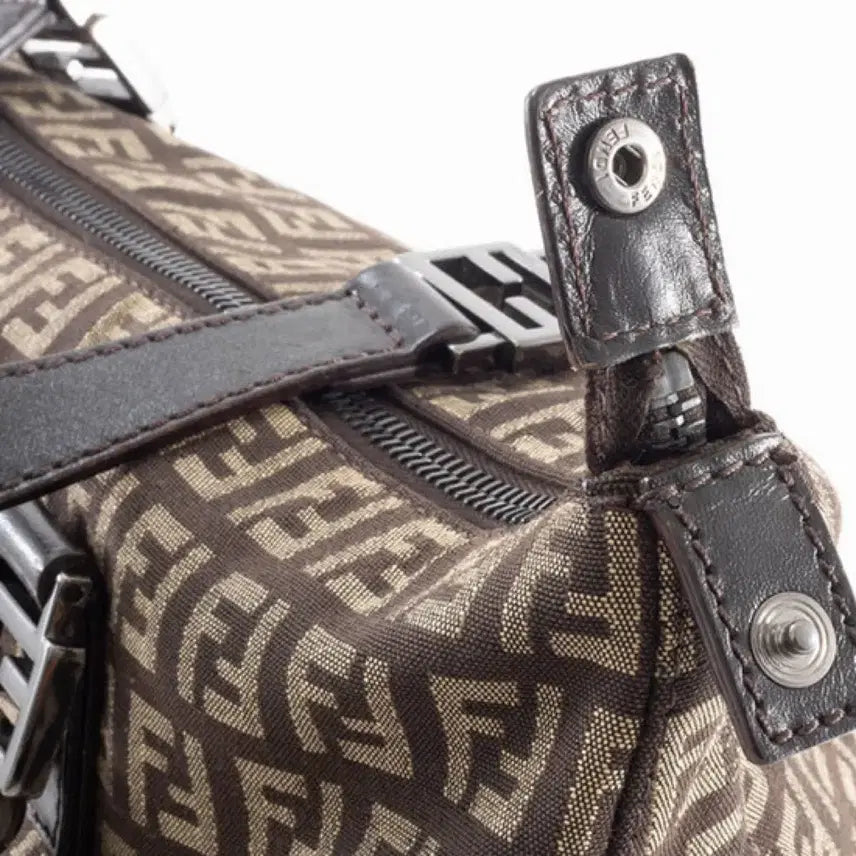[BUNJANG] Fendi Zucchino Tote Bag / [정품] 펜디 주카 토트백 브라운 베이지