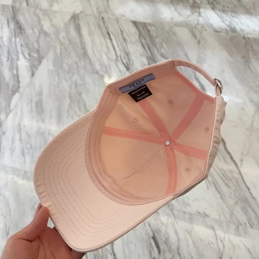 [BUNJANG] Prada Classic Pink Ball Cap / 프라다모자 클래식한