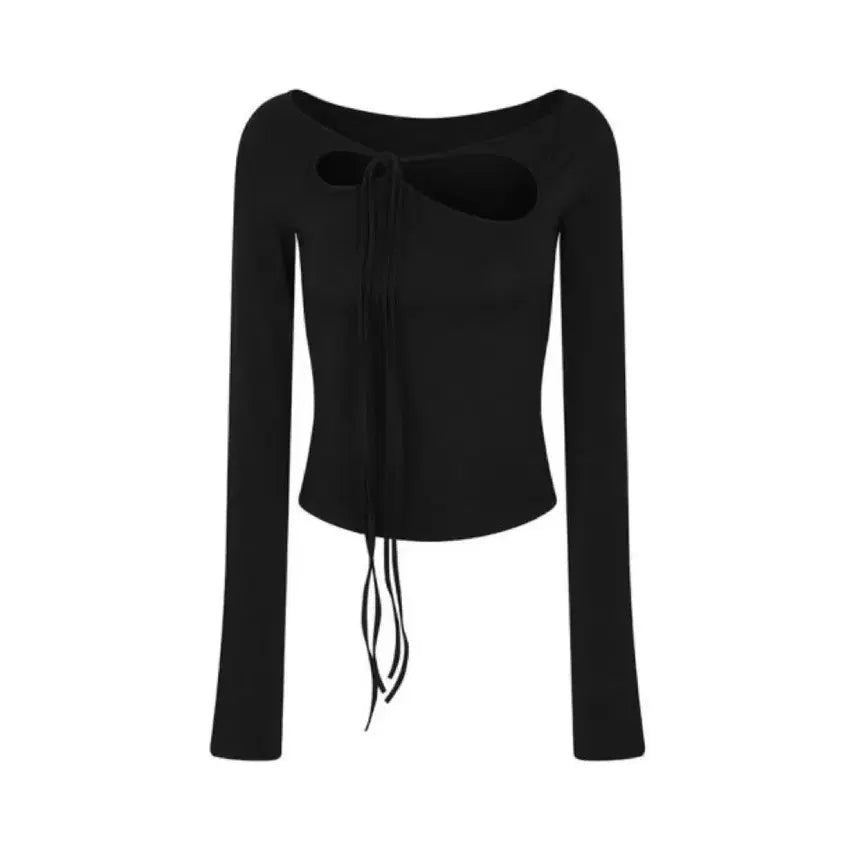 [BUNJANG] Pain or Pleasure Orchid Top (Black) / 페인오어플레져 orchid top (Black)