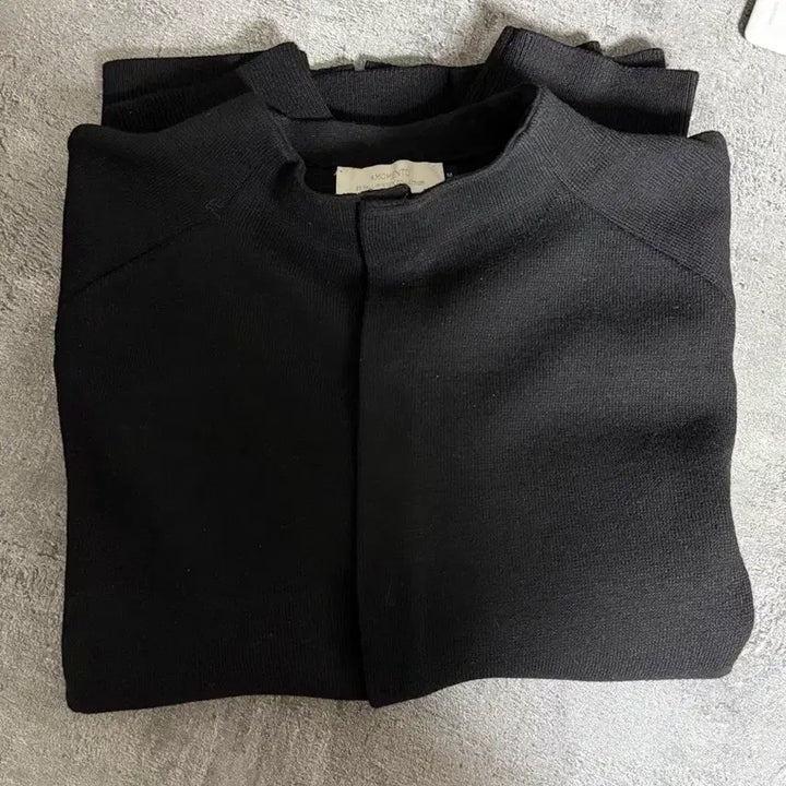 [BUNJANG] Amomento Rounded Sleeve Cardigan Black M / 아모멘토 라운디드 슬리브 가디건 블랙 M