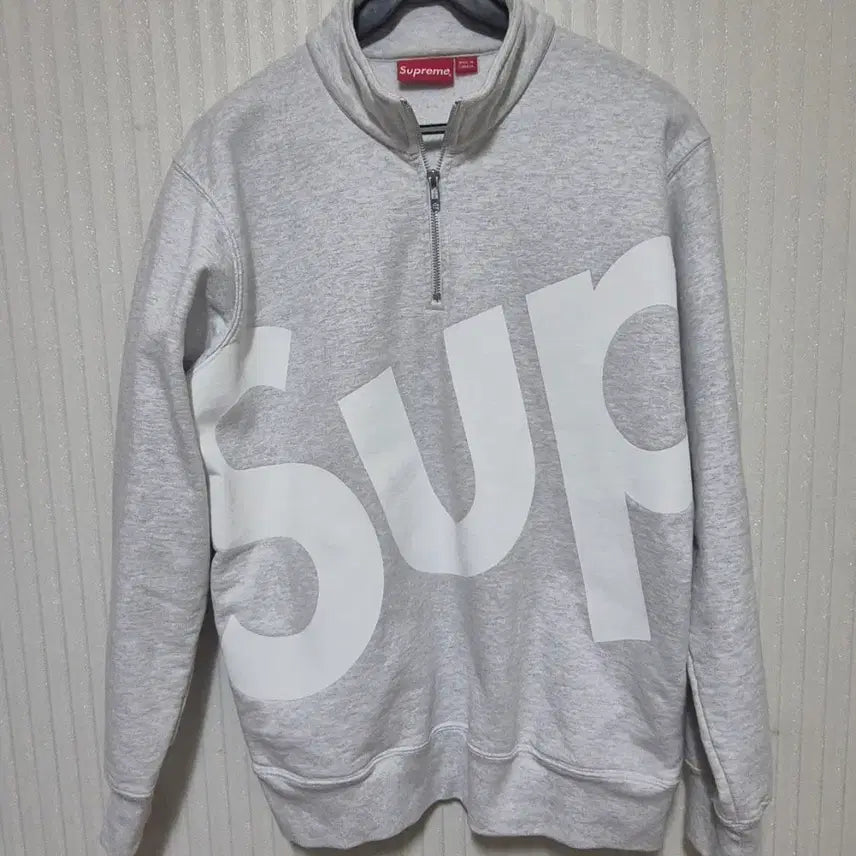 [BUNJANG] Supreme Half-Zip Long Sleeve T-shirt / 슈프림 반집업 티셔츠