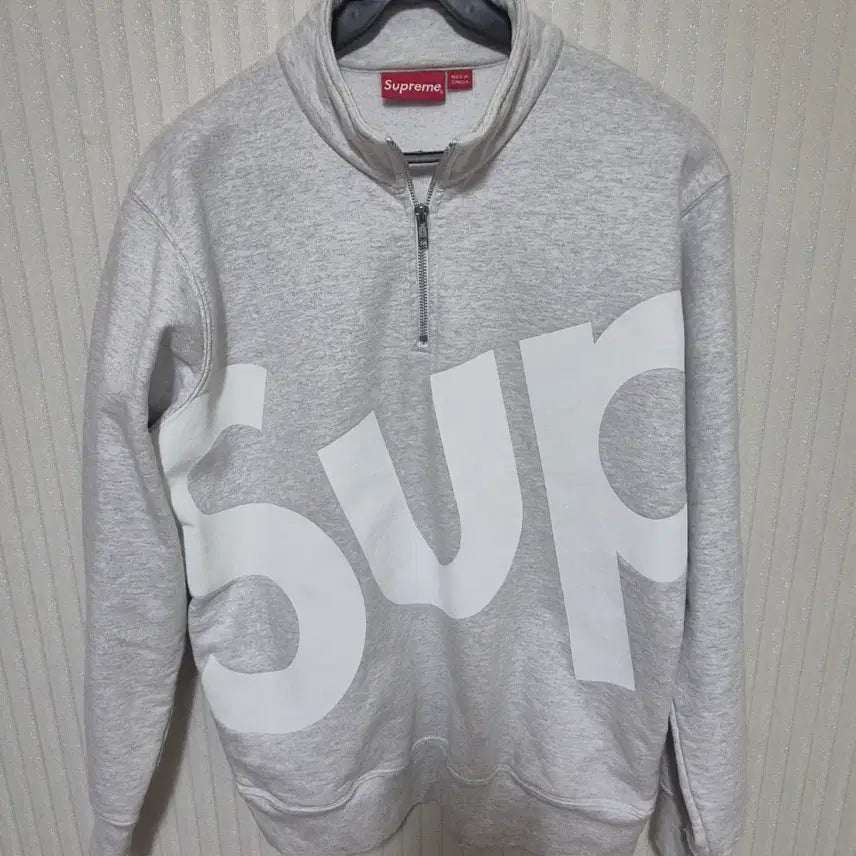 [BUNJANG] Supreme Half-Zip Long Sleeve T-shirt / 슈프림 반집업 티셔츠