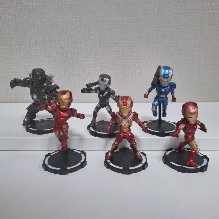 [BUNJANG] Iron Man 6 Figure Bundle Set / 아이언맨 피규어 6종 일괄