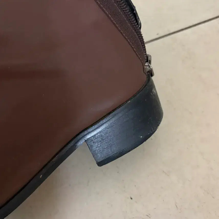 [BUNJANG] Brown Ankle Boots / 브라운 앵클 부츠 234-240