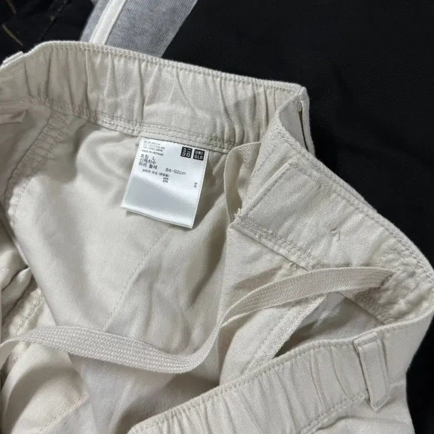 [SOLD OUT] [L밴딩] 유니클로 린넨 + 아사면 혼방 밴딩 반바지