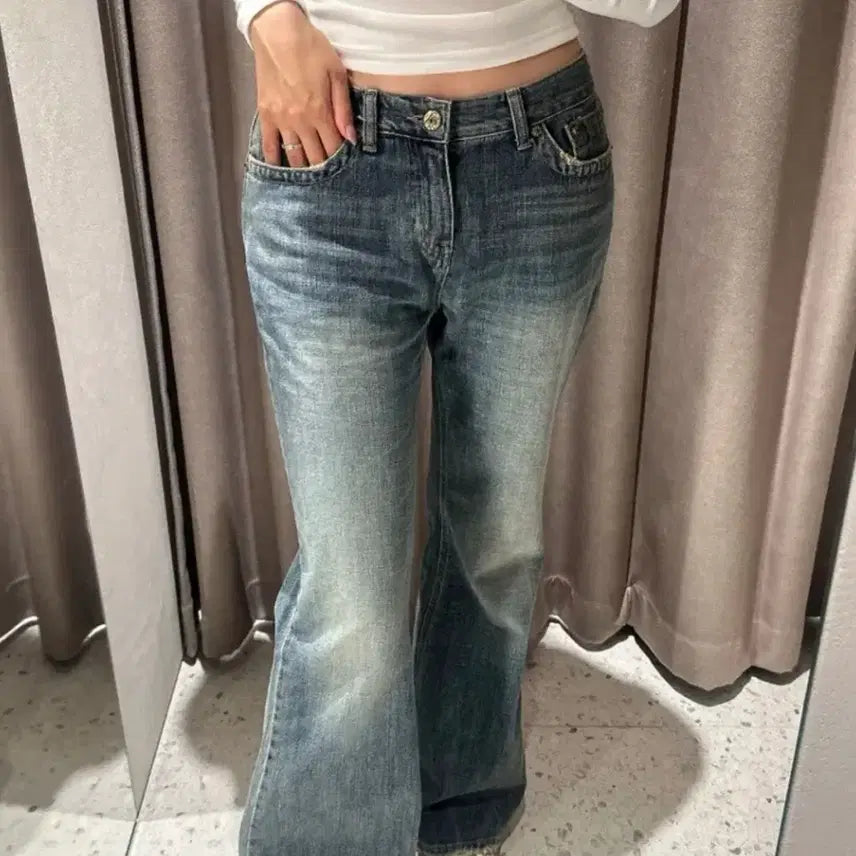 [SOLD OUT] ootj 빈티지 워싱 부츠컷 데님 팬츠