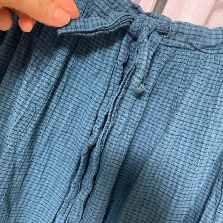 [BUNJANG] Samantha Thavasa Asymmetrical Check Skirt / 사만사모스 아사면체크치마