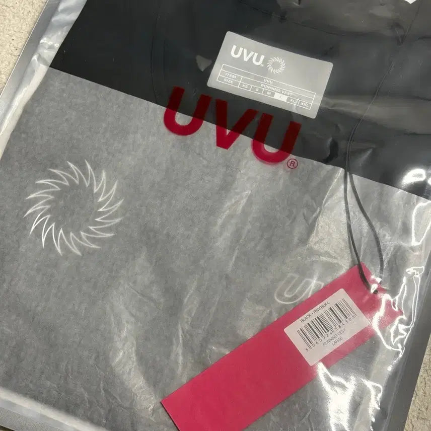 [SOLD OUT] UVU 러닝 베스트 싱글렛 블랙 L 새상품