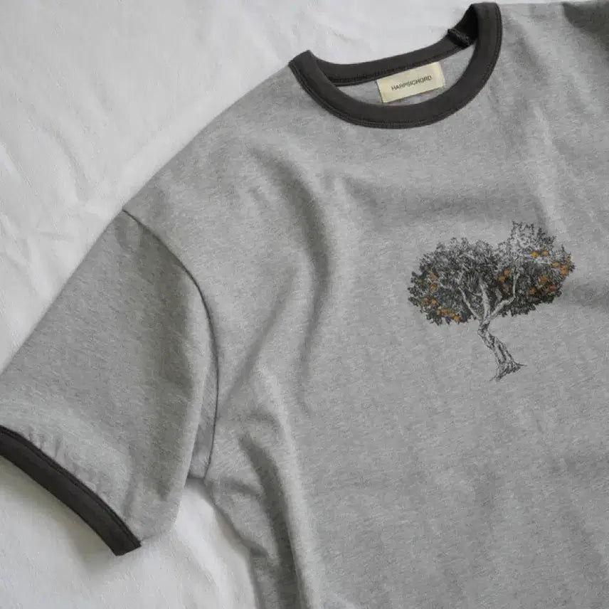 [BUNJANG] Halfseacode Ring T-shirt / 하프시코드 링거티 반팔 2사이즈