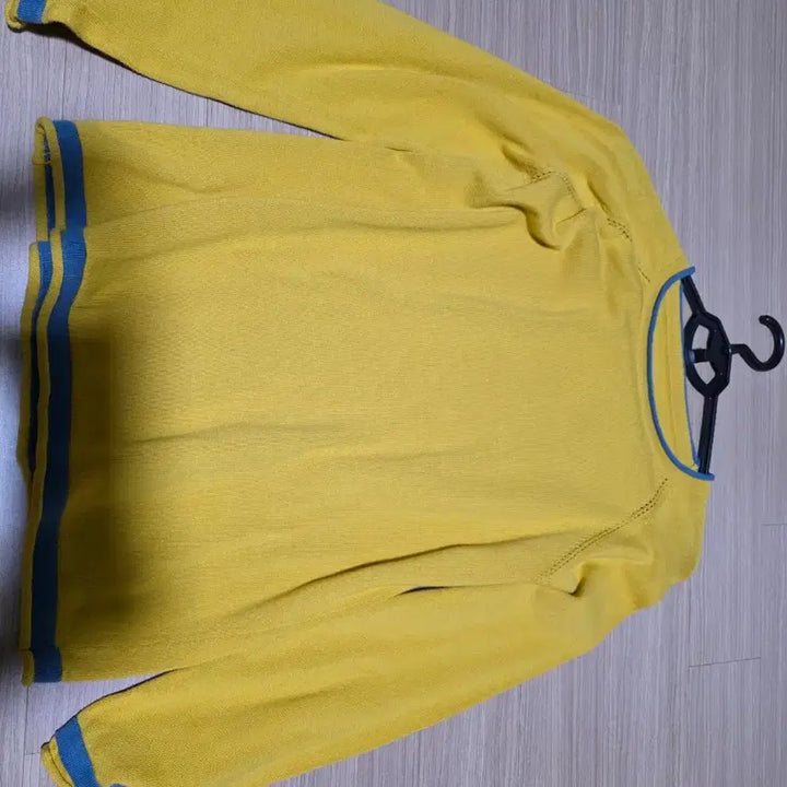 [BUNJANG] Stripe Sailor Collar Knit T-Shirt / 스트라이프 세라복 스타일 니트 티셔츠