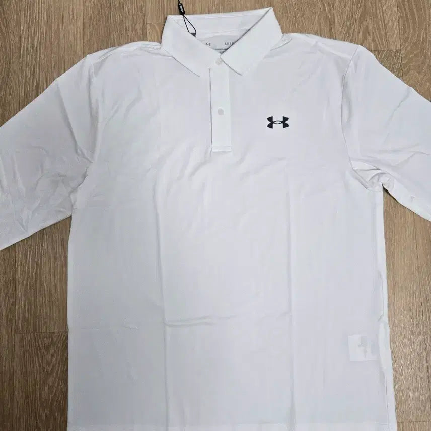 [SOLD OUT] 언더아머 긴팔 카라티 화이트 XL 새상품