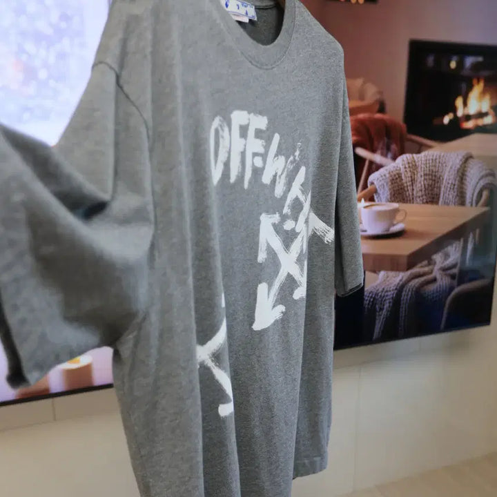 [BUNJANG] Off-White Oversized T-shirt / (정품) 오프화이트  오버핏 반팔, 덩치 있으신 분들 진짜 추천
