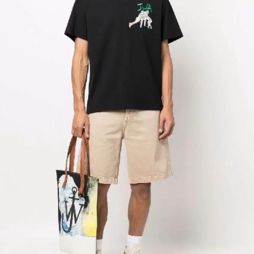 [BUNJANG] JW Anderson Black T-shirt / JW앤더슨 반팔