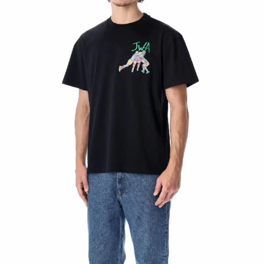 [BUNJANG] JW Anderson Black T-shirt / JW앤더슨 반팔