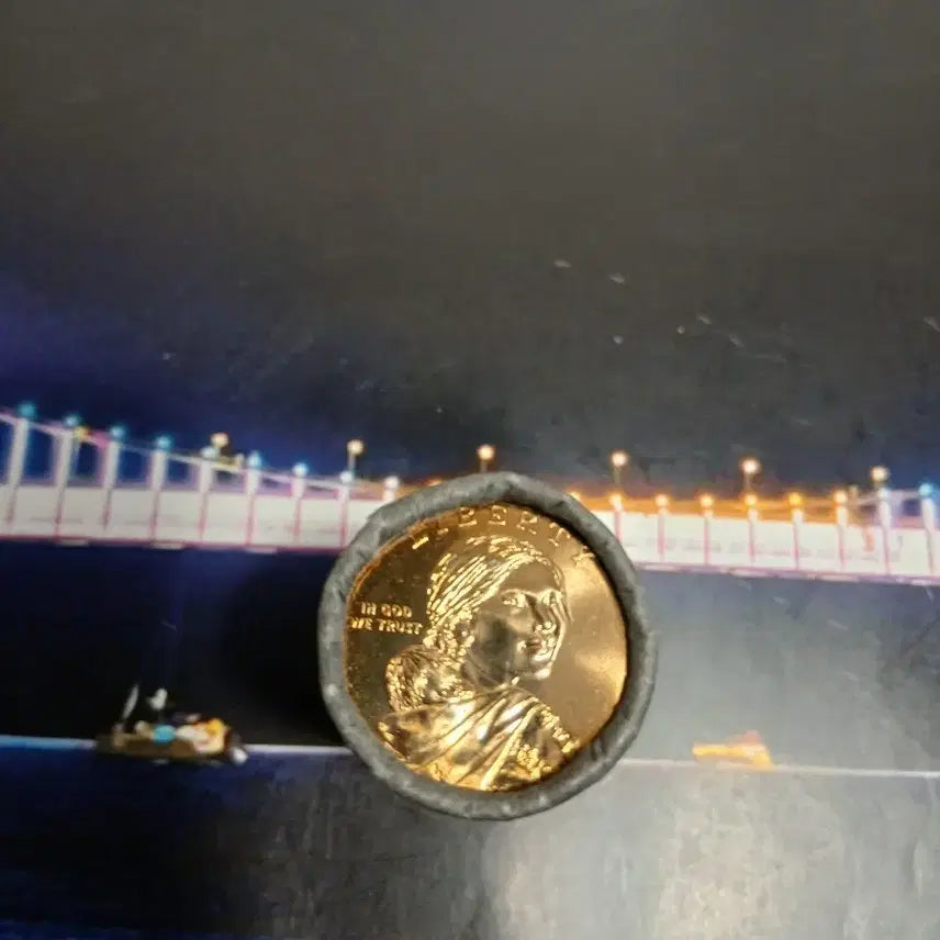 [BUNJANG] US Sacagawea 1 Dollar Coin Roll (25 Coins) / 미국 1달러 사카주위아 25개 롤 동전