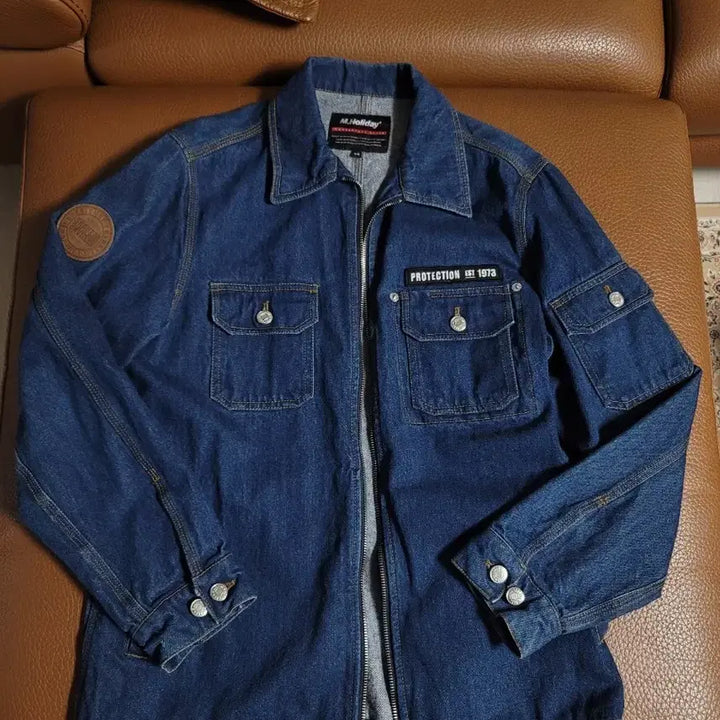 [SOLD OUT] M.Holiday 데님 블루종 자켓