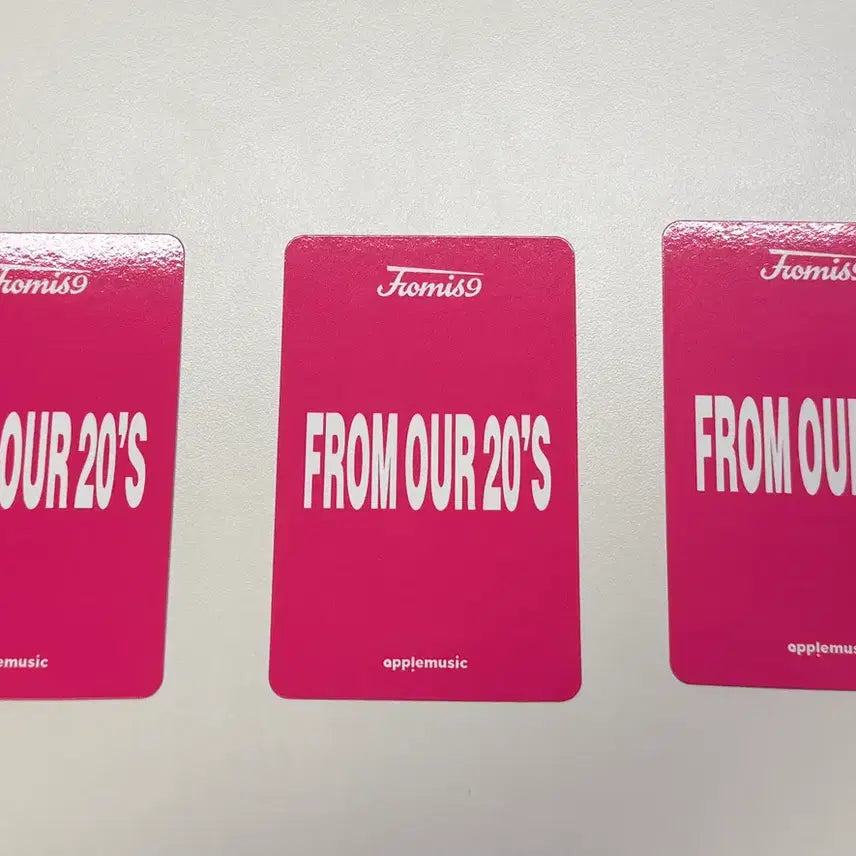 [BUNJANG] fromis_9 Apple Music Pop-up Cafe Photocard / 프로미스나인 애플뮤직 팝업카페