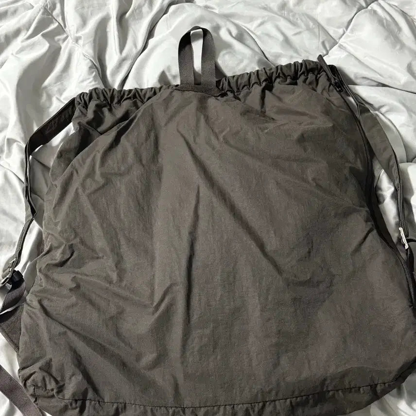 [BUNJANG] Polytelu 2-Pack Drawstring Bag Brown / 폴리테루 2pk 드로우 백 브라운