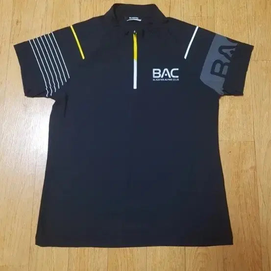 [SOLD OUT] 블랙야크 BAC 방수 냉감용 촘촘한 메쉬 기능성 블랙 반팔티,100