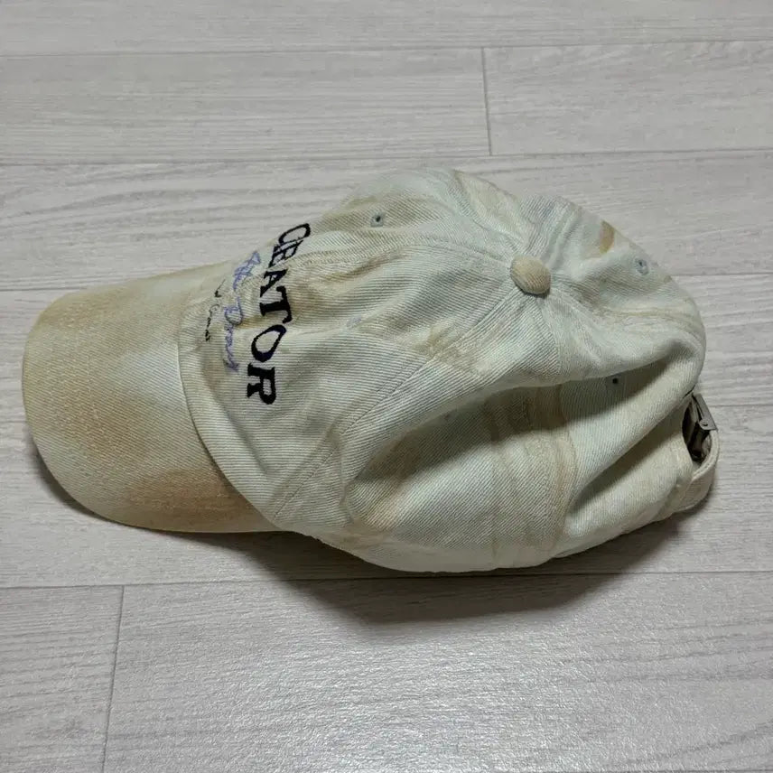 [BUNJANG] Afterpray Presence Creator Washed Sky Ball Cap / 애프터프레이 프레센스 크리에이터 볼캡 워시드스카이