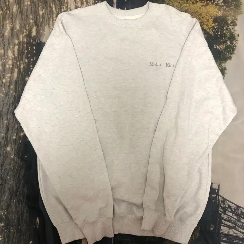 [BUNJANG] Matin Kim Rubik Cube MTM Sweatshirt / 마뗑킴 MATIN RUBIK CUBE MTM