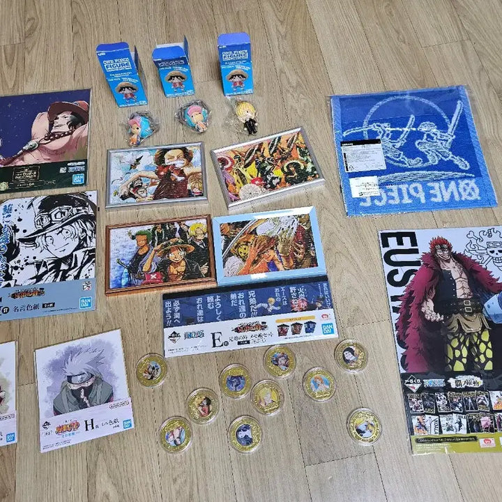 [BUNJANG] One Piece Character Coin Set (10 Pieces) / 원피스 캐릭터굿즈 세트 일괄