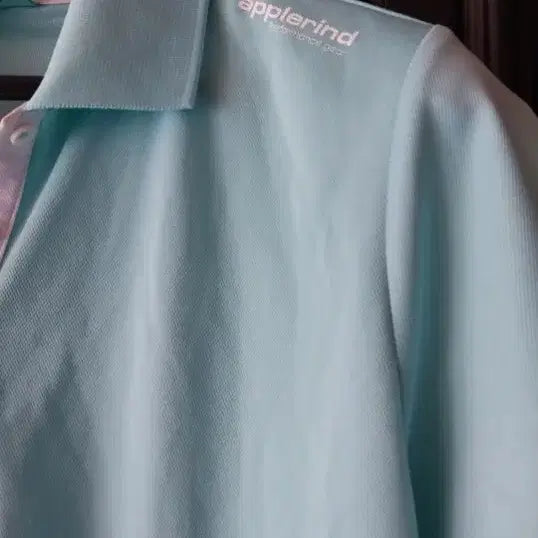 [BUNJANG] Applerind Mint Short Sleeve Polo Shirt / applerind 민트색 반팔 폴로 티셔츠