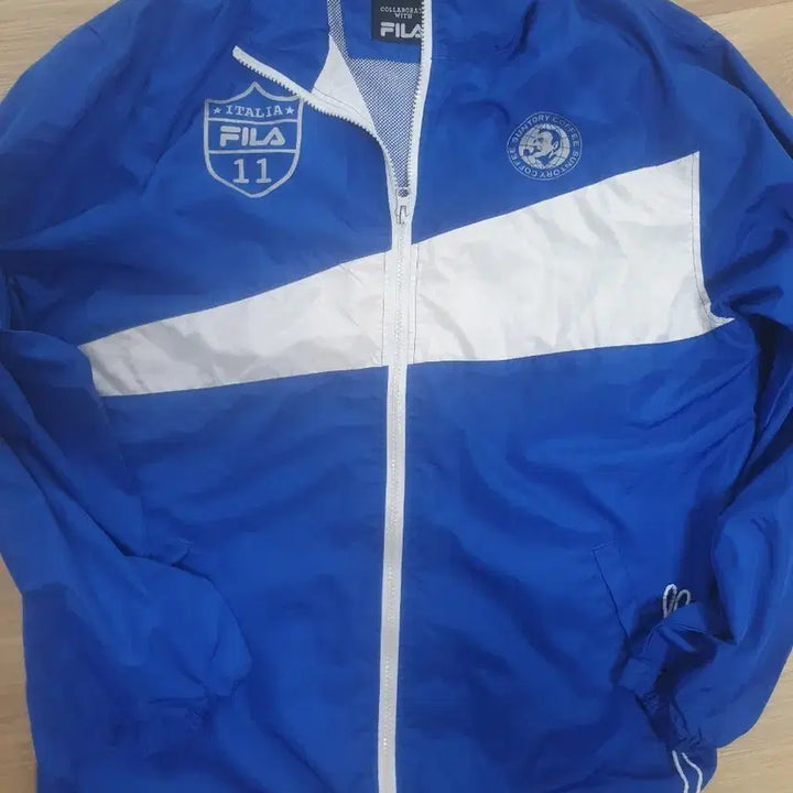 [BUNJANG] Fila x Suntory Boss Windbreaker Jacket L / 휠라 X 산토리보스 콜라보 바람막이 자켓L