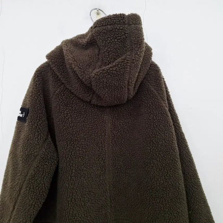 [BUNJANG] National Geographic Lapus Fleece Boucle Jumper Jacket (Khaki, Size 100) / 내셔널지오그래픽 라푸스 플리스 부클 점퍼 후리스 자켓 공용 100 카키