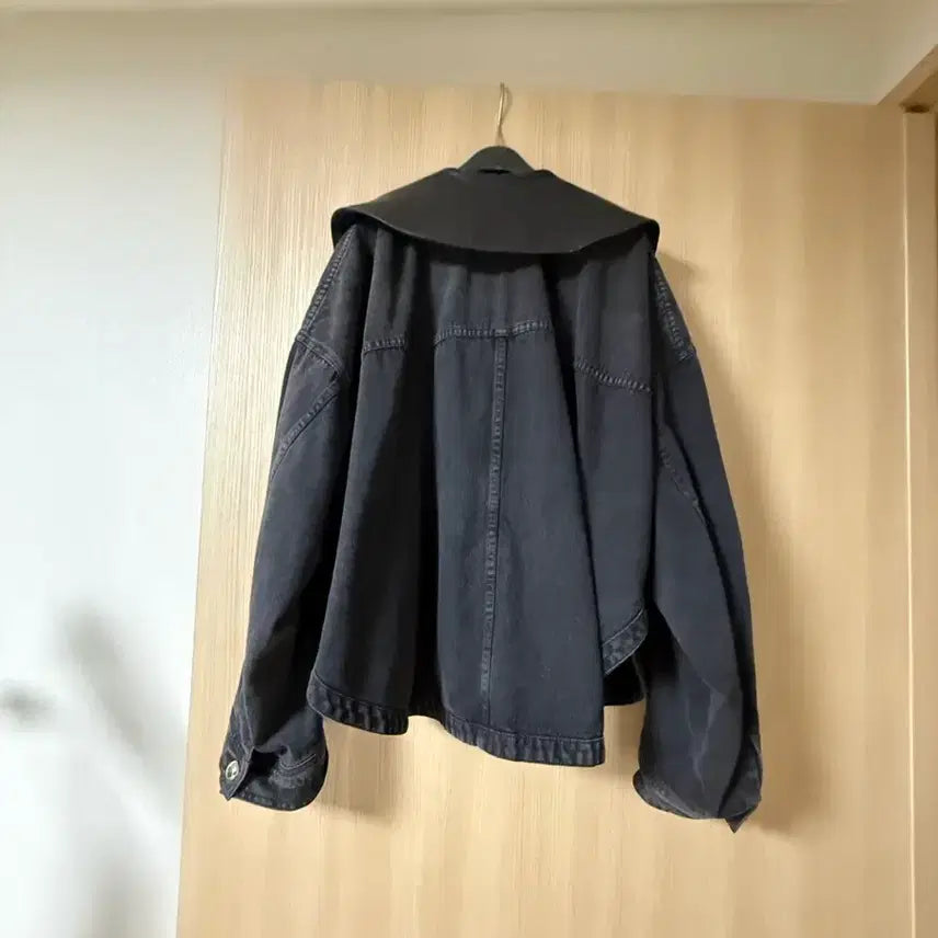 [BUNJANG] System Black Denim Jacket / 시스템 블랙 데님자켓
