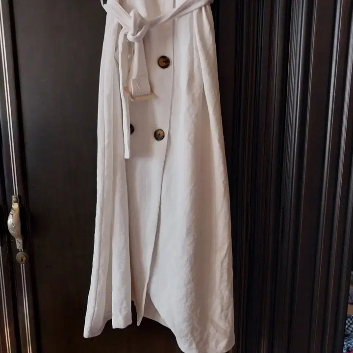 [BUNJANG] Love so so Linen Trench Dress / 러브쏘쏘 린넨 트렌치 원피스