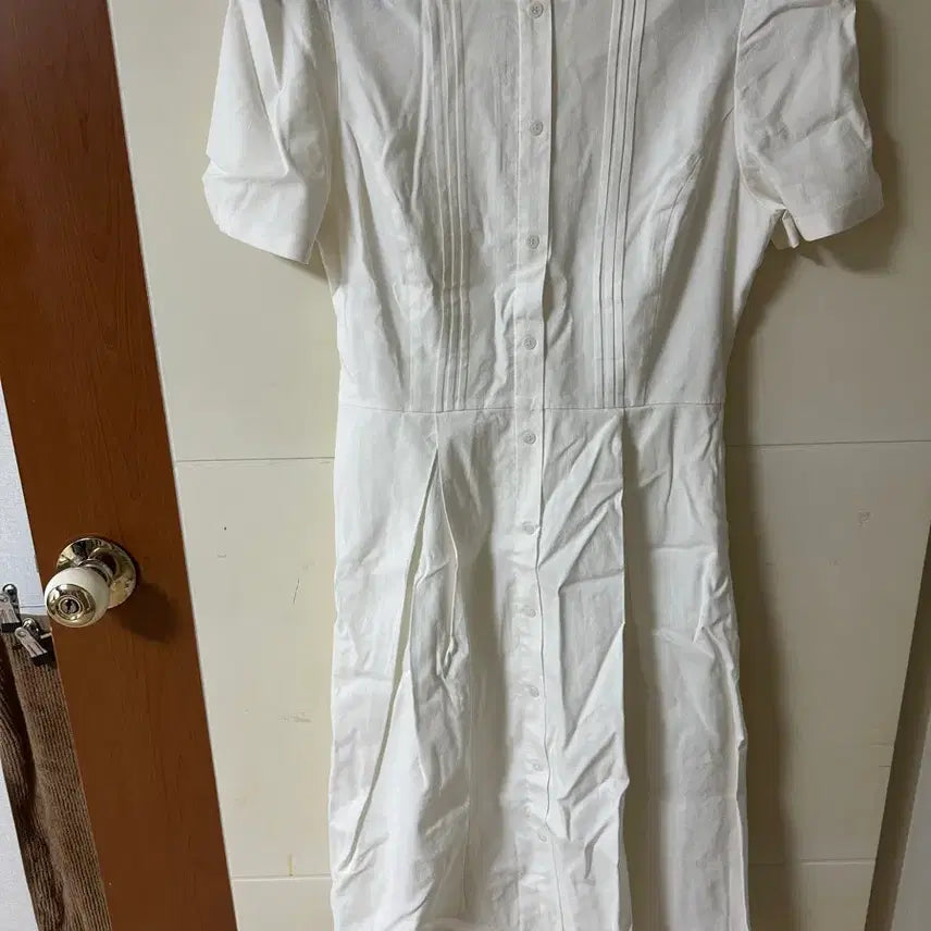 [BUNJANG] Floom Santorini White Linen Dress / 플로움 산토리니 원피스 화이트 L