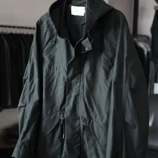 [BUNJANG] Ourselfs M-51 Mods Jacket - Black / 아워셀브스 라이트 몰스킨 m-51 모즈 자켓, 블랙, 2(105)