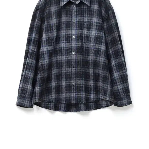 [BUNJANG] Hatching Room Al-yak Wool Checkered Shirt / [새상품]해칭룸 알약 울 체크 셔츠