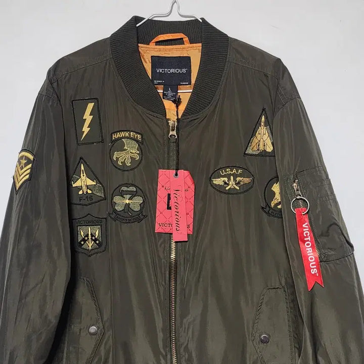 [BUNJANG] Jjori Shop Victorious Bomber Jacket (105) / 쪼리샵 빅토리어스 항공점퍼 105