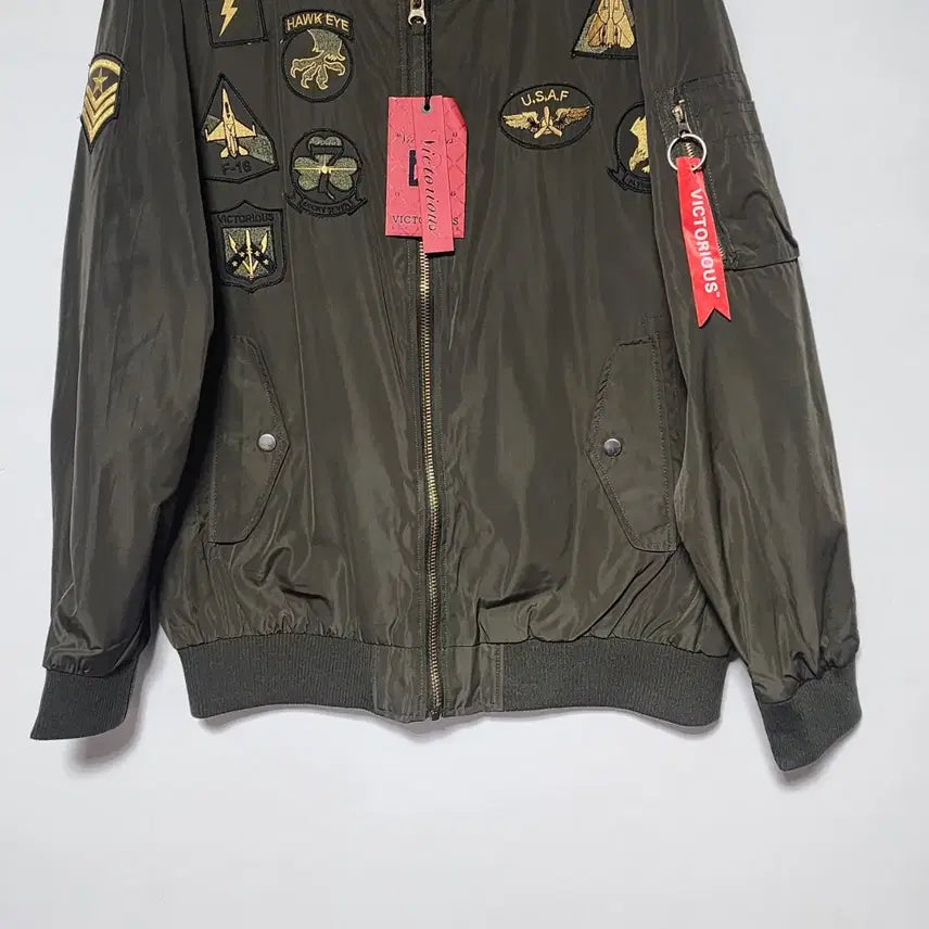 [BUNJANG] Jjori Shop Victorious Bomber Jacket (105) / 쪼리샵 빅토리어스 항공점퍼 105